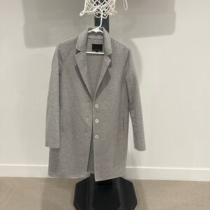 Banana republic, pea coat, size, women’s XS, gray like new